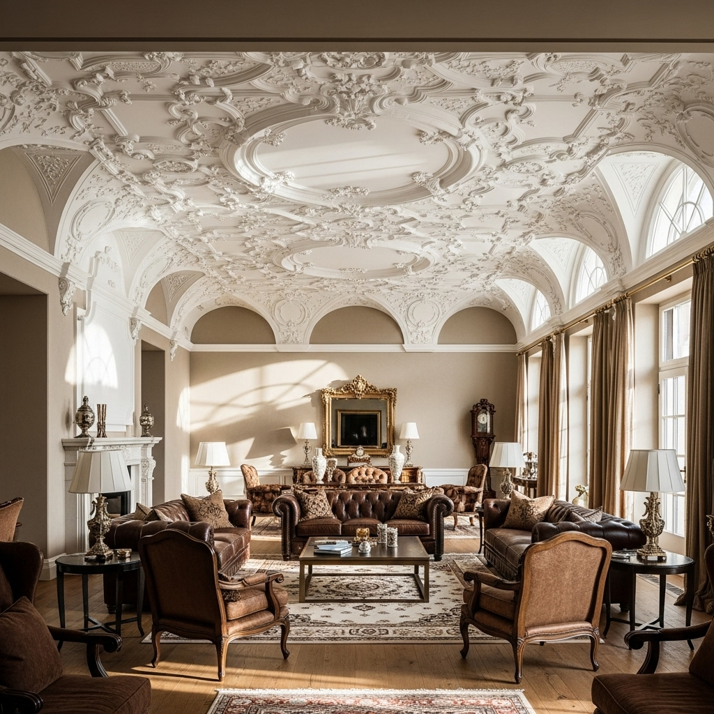 Sztukateria sufitowa: elegancja i styl w twoim domu